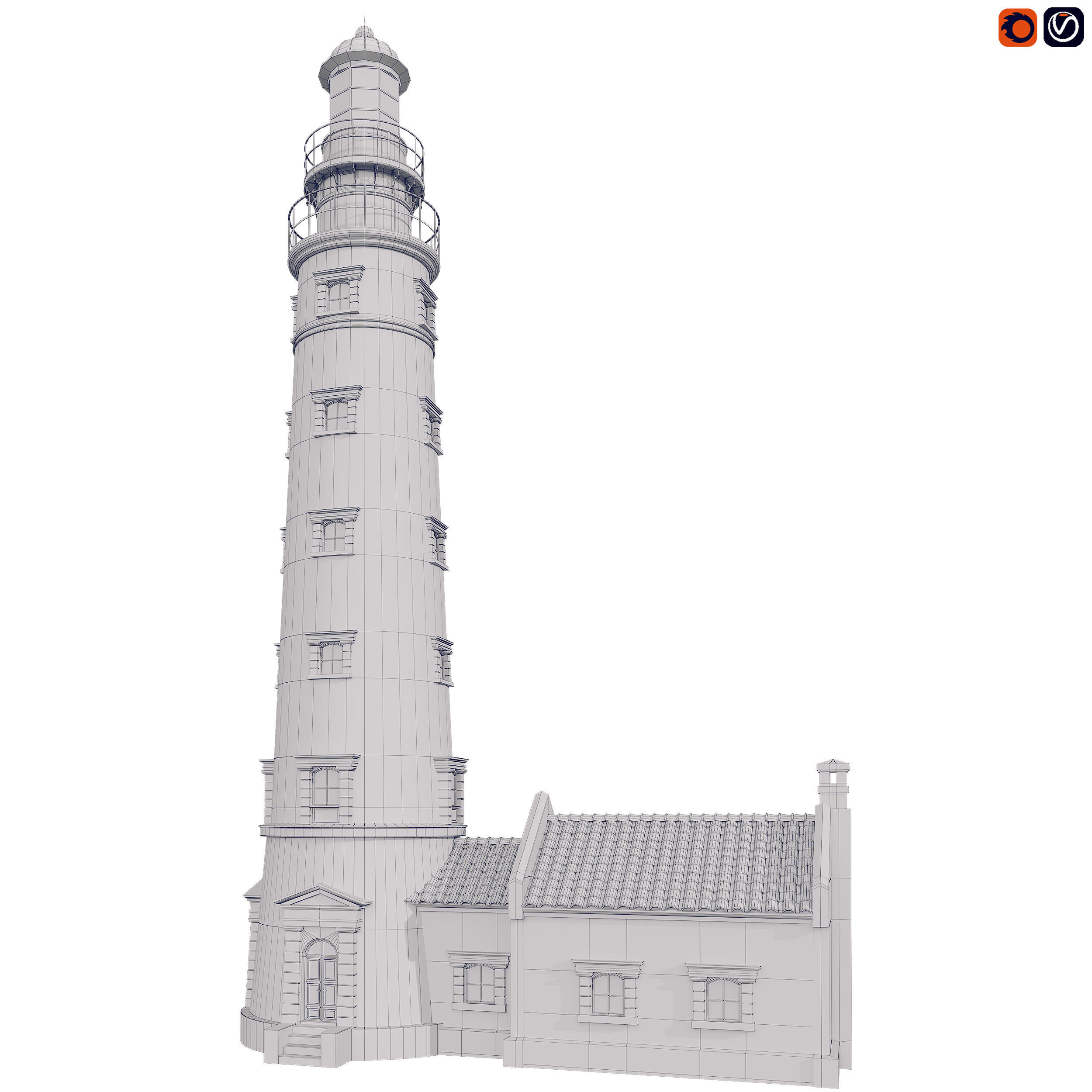 Lighthouse 3D model_2