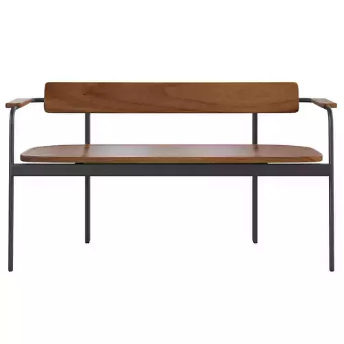 Betwixt Bench - Wood 3D model