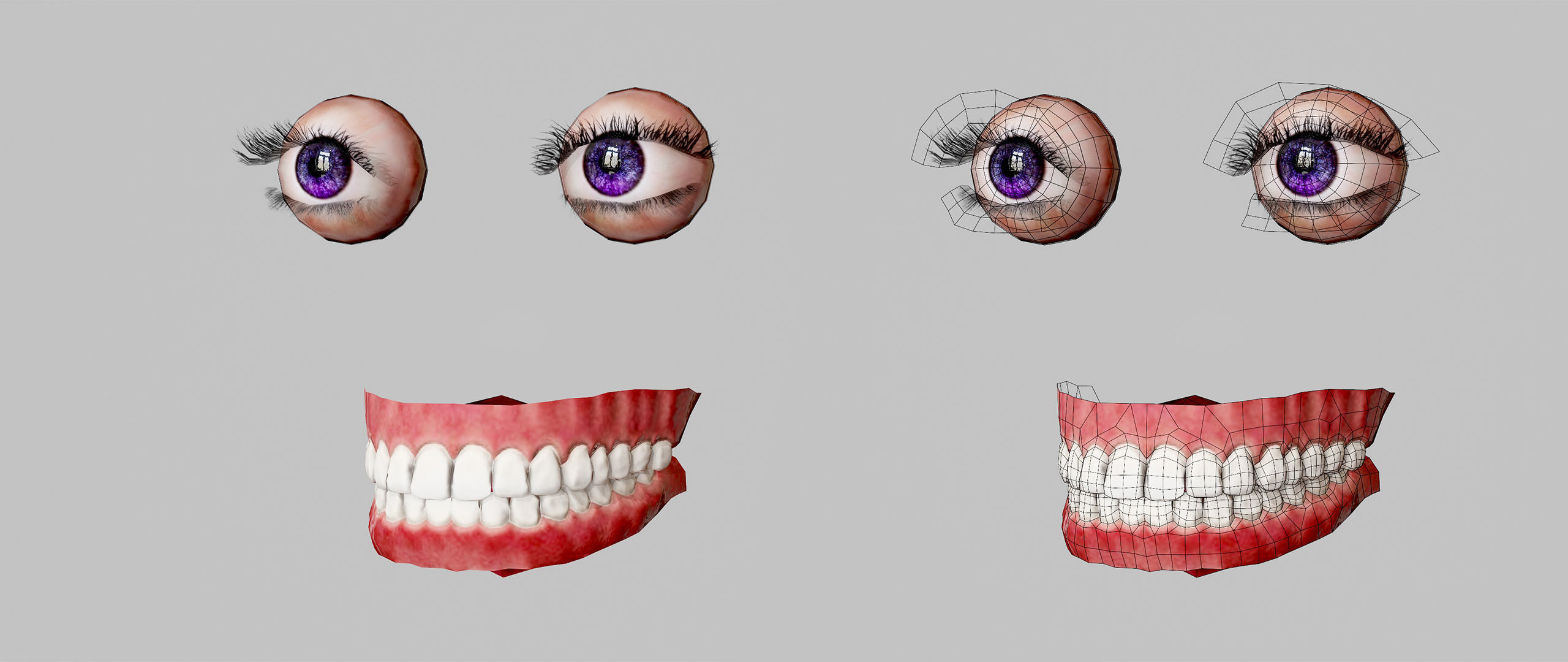 Witch Lady Game Ready Character Low-poly 3D model_16