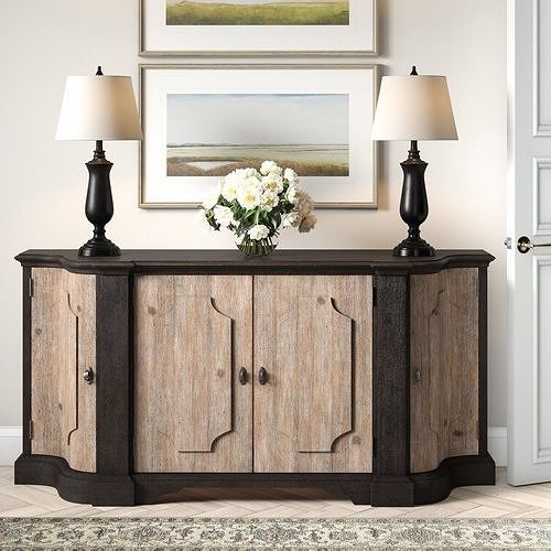 Corsica Wide Sideboard Console Table 3D model