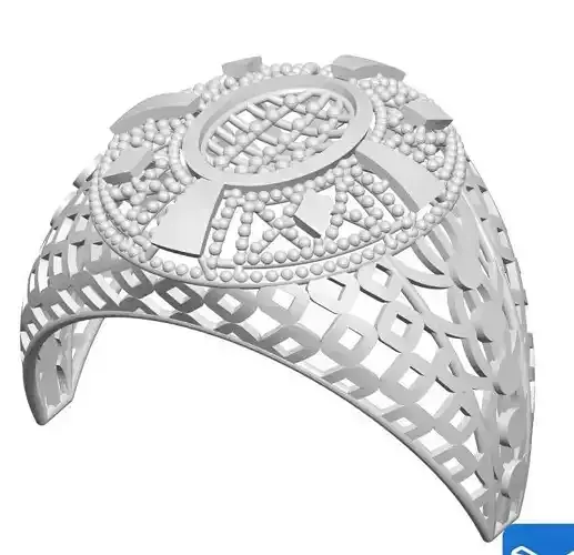 Ring 9 cuff bracelet