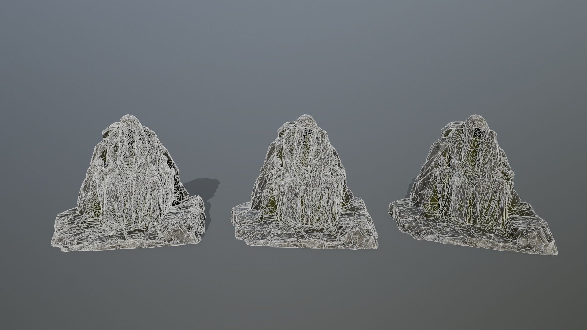 statue gate   Low-poly 3D model_14