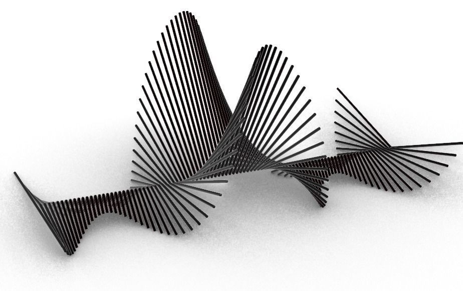 Parametric sea creature 3D model_3