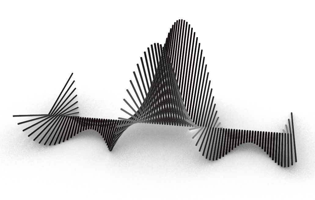 Parametric sea creature 3D model_1