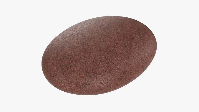 Sea pebble smooth  Free 3D model