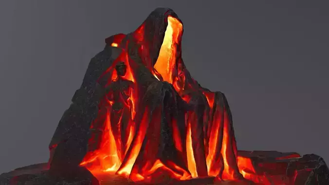 lava statue  gate