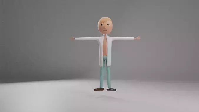 Character cartoon man