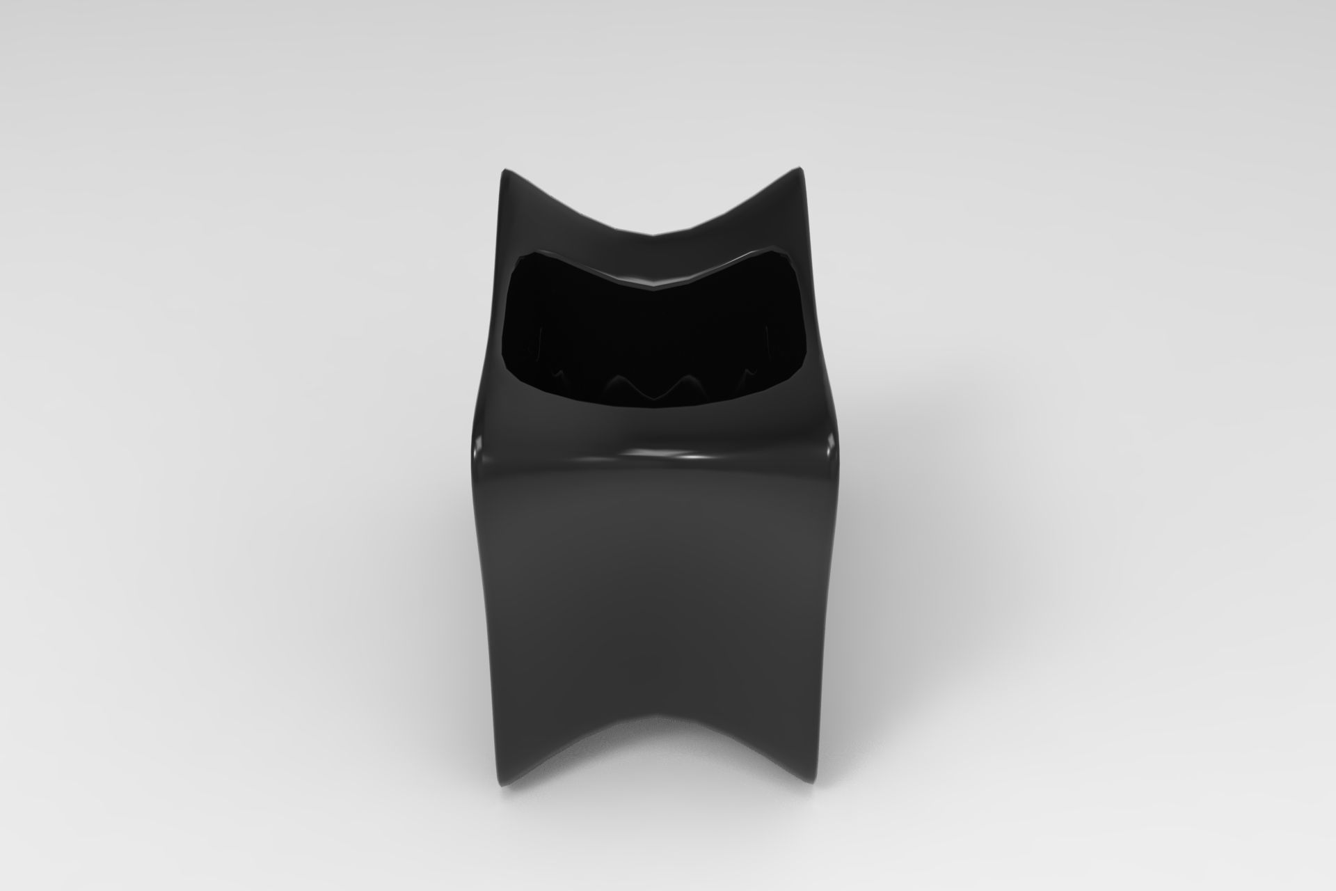 Doux Plant Pot Low-poly 3D model_2
