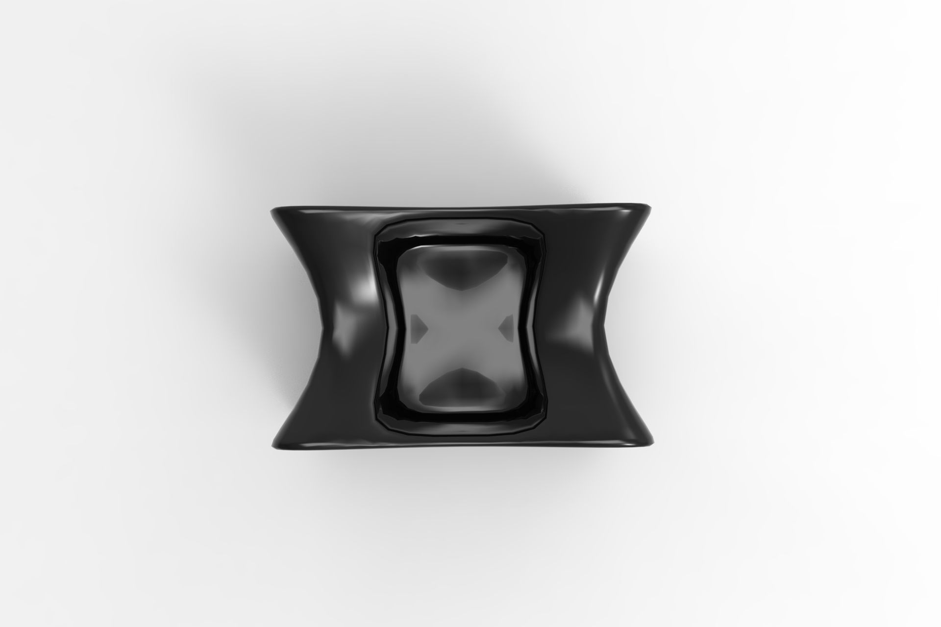 Doux Plant Pot Low-poly 3D model_4