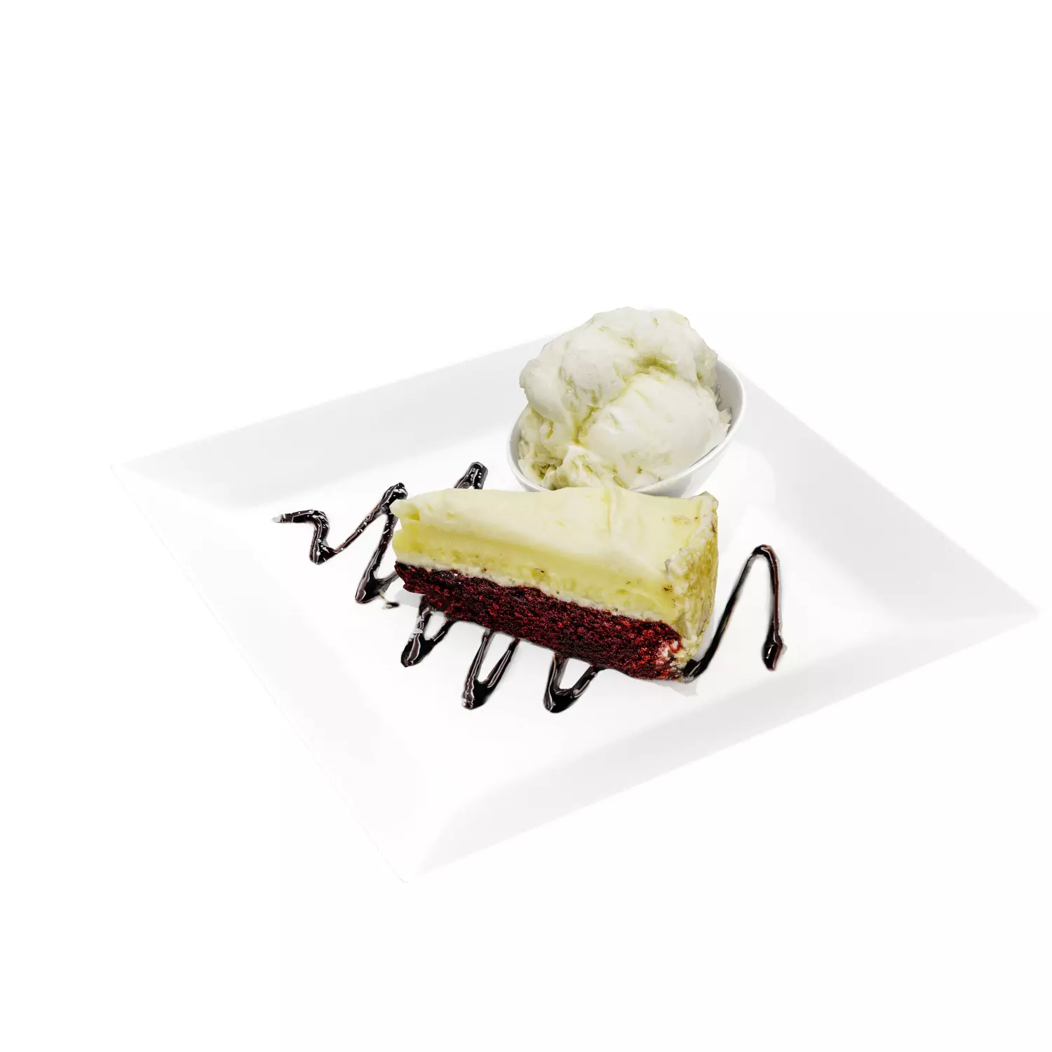 Crazy Red velvet Cheesecake Low-poly 3D model_0