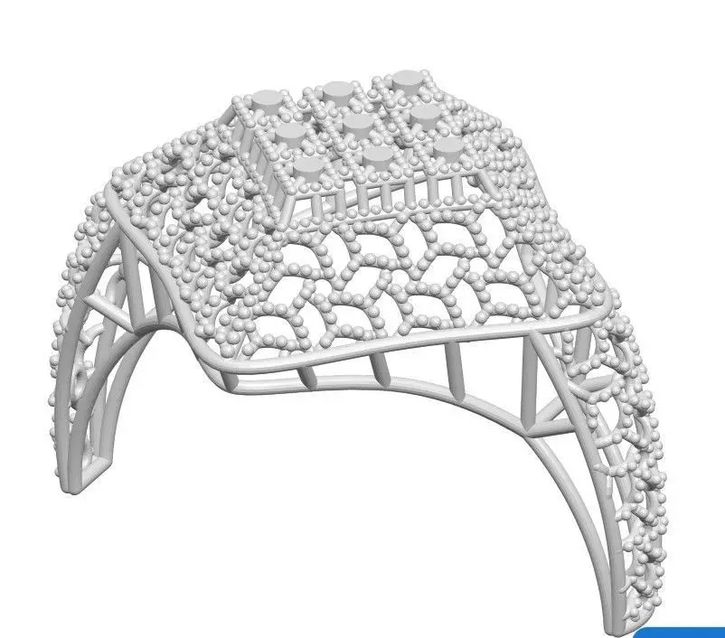 Ring 4 eiffel tower 3D print model_0