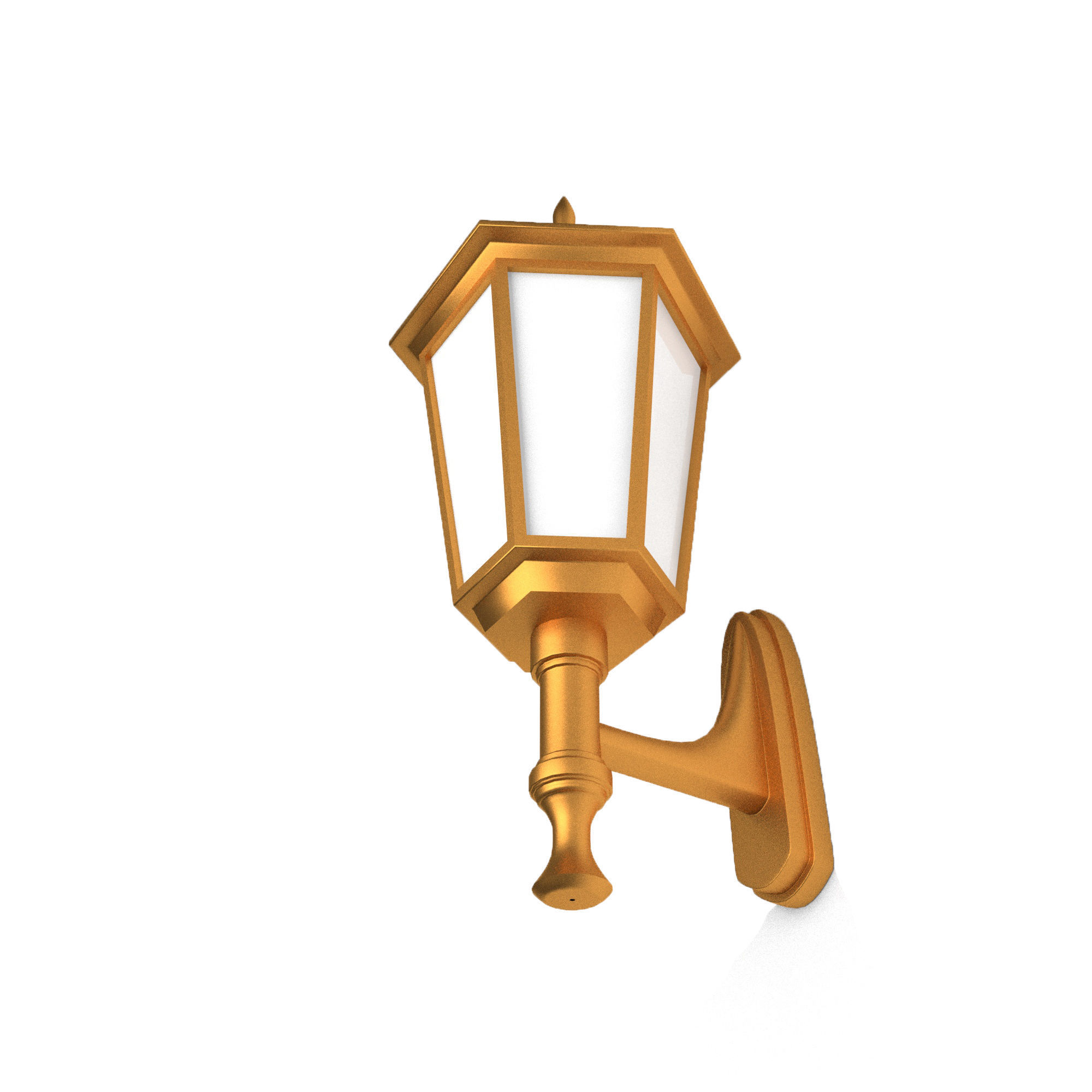 lamp 3d model outdoor wall 3D model_2
