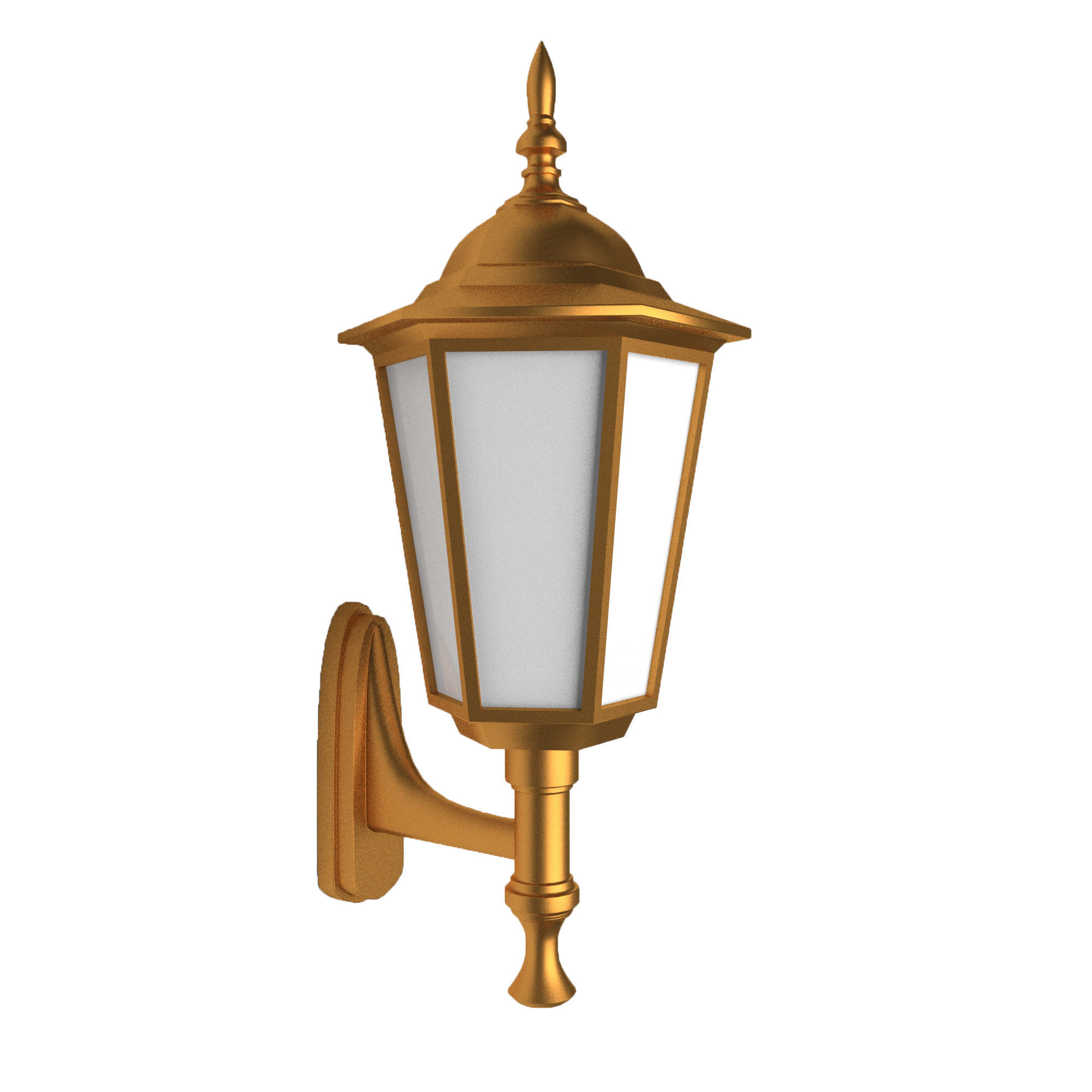 lamp 3d model outdoor wall 3D model_1