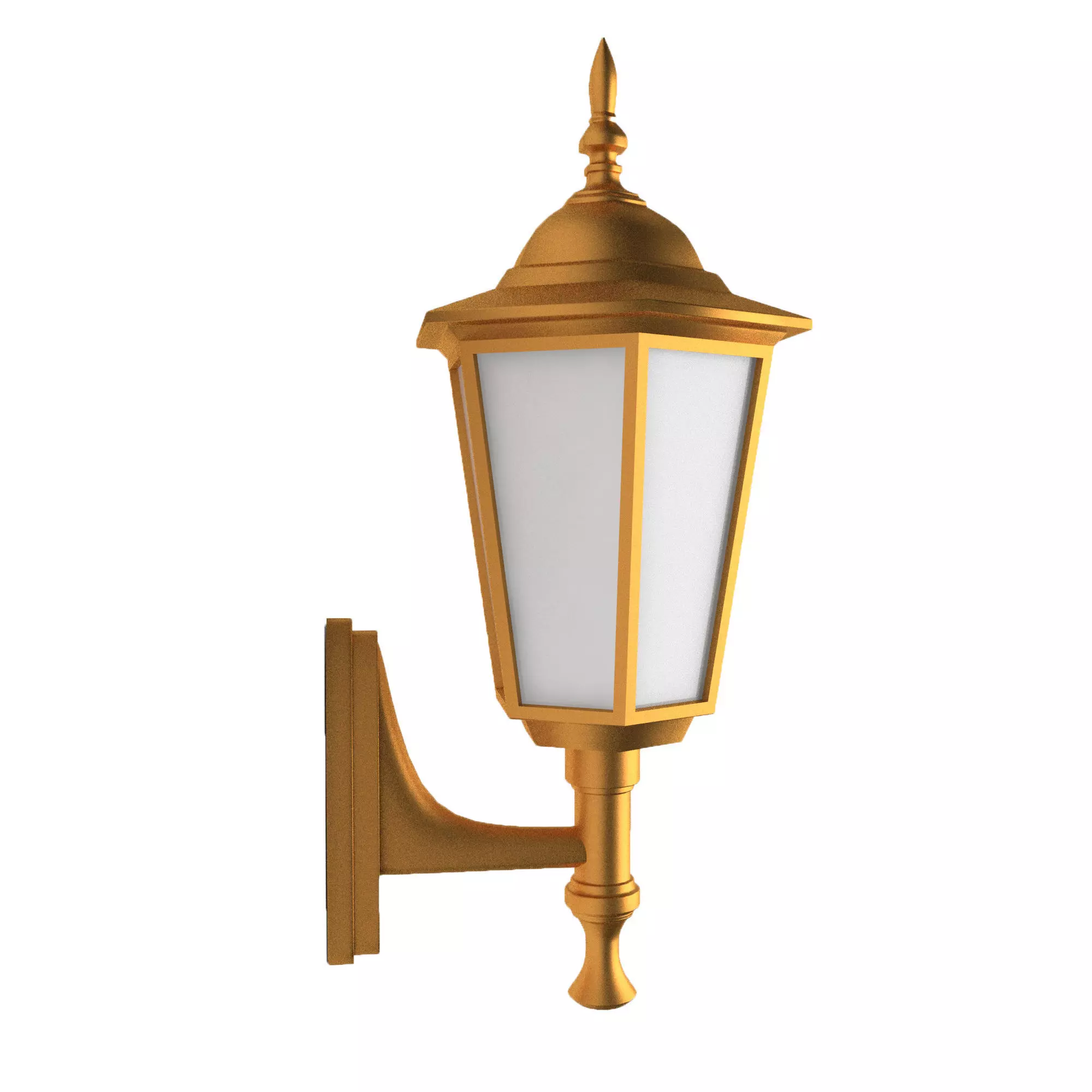 lamp 3d model outdoor wall 3D model_0