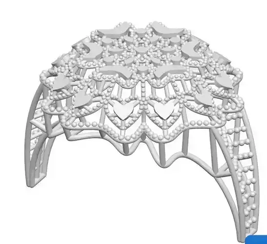 Ring 6 snowflake hat