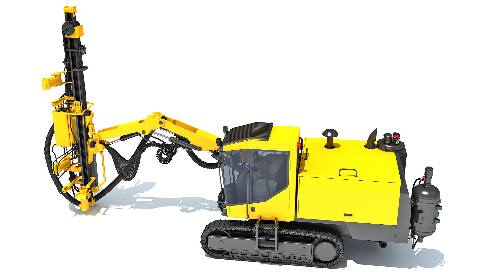 Surface Drill Rig 3D model_2