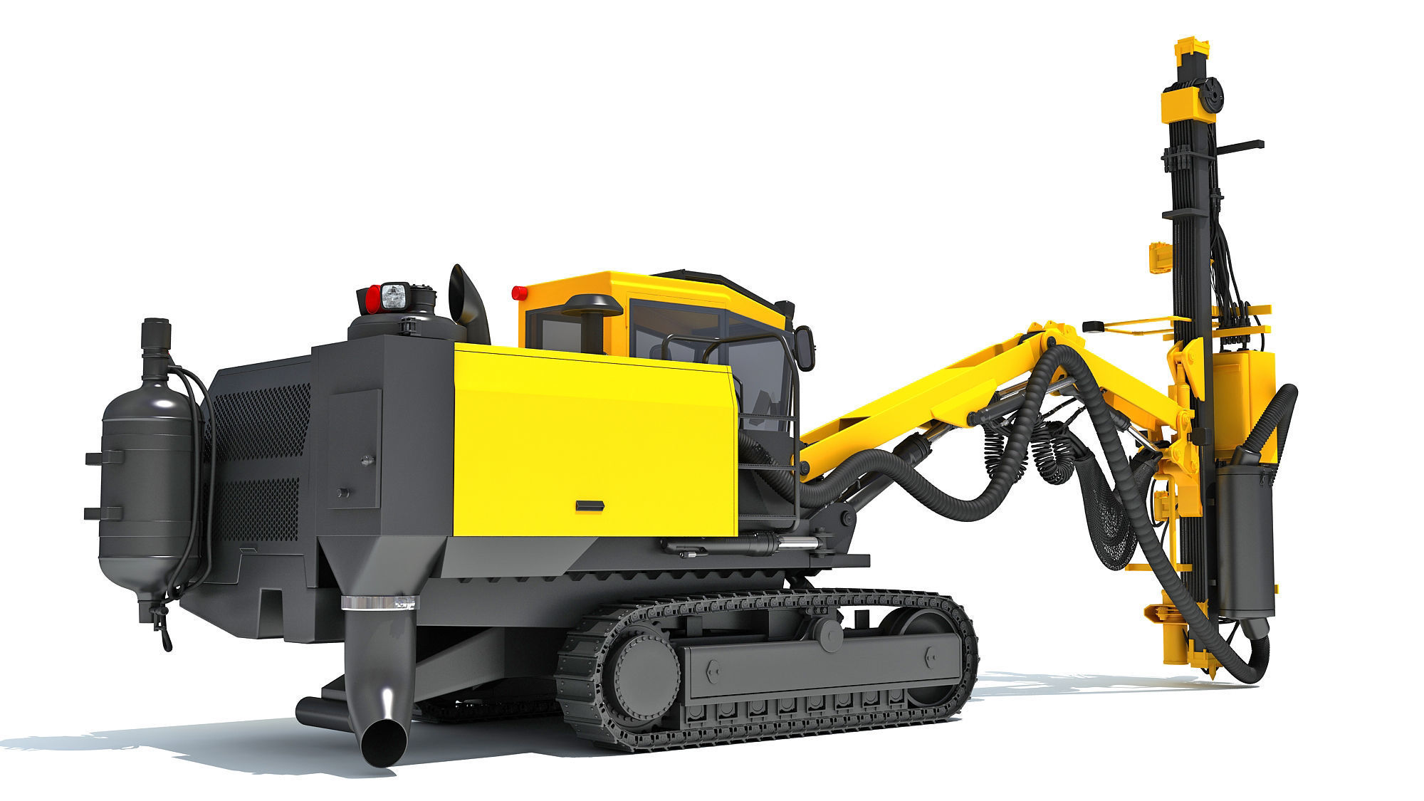 Surface Drill Rig 3D model_6