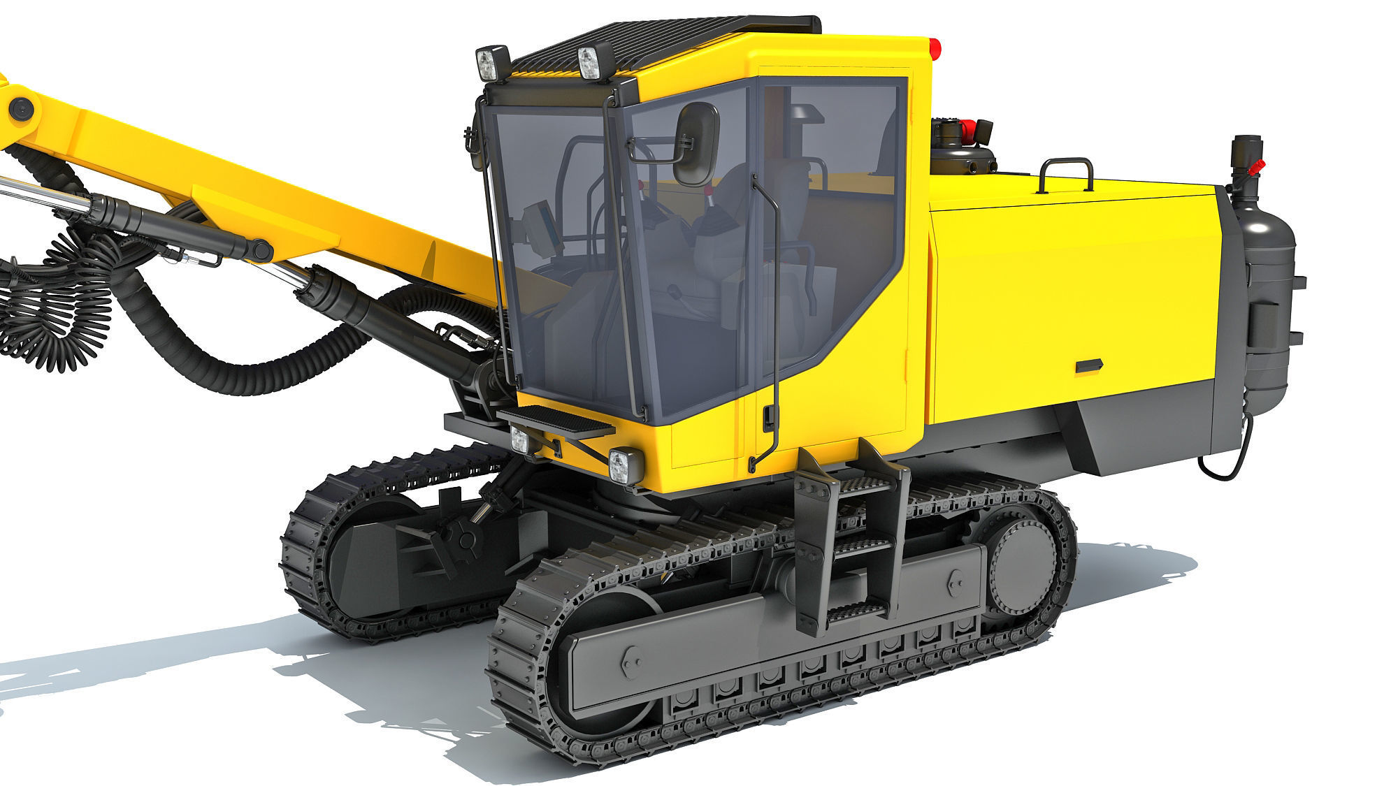 Surface Drill Rig 3D model_14