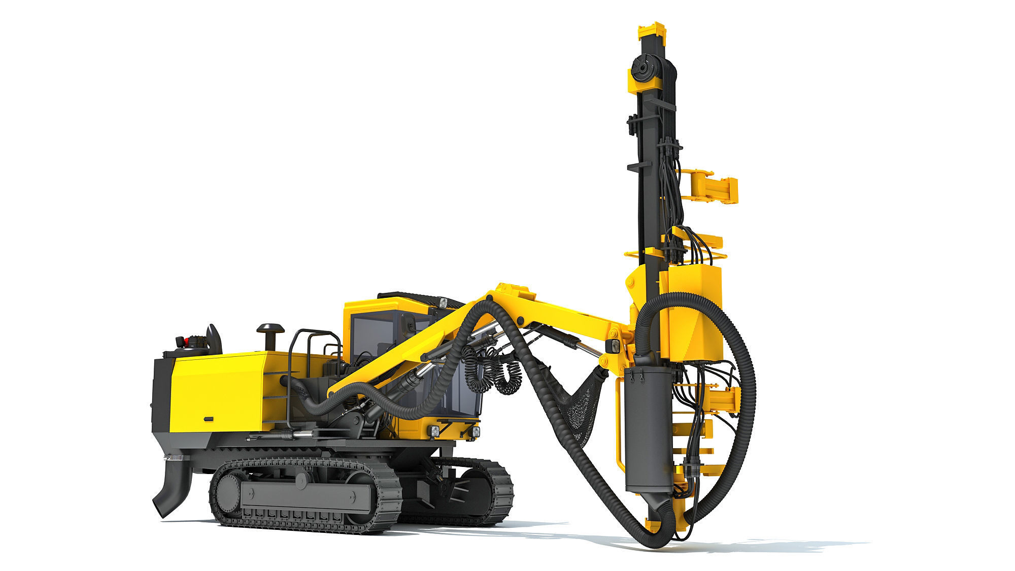 Surface Drill Rig 3D model_10