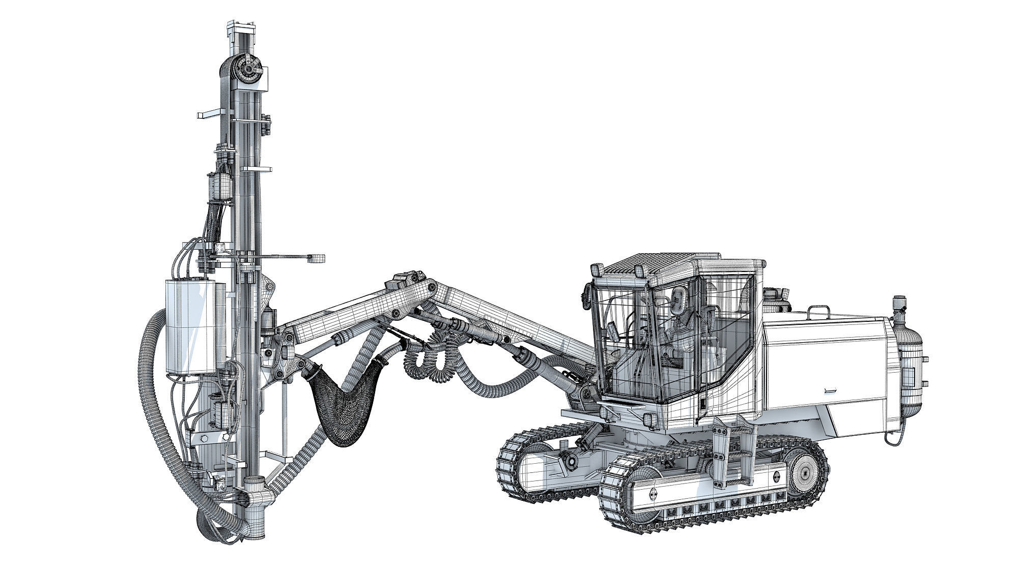 Surface Drill Rig 3D model_20