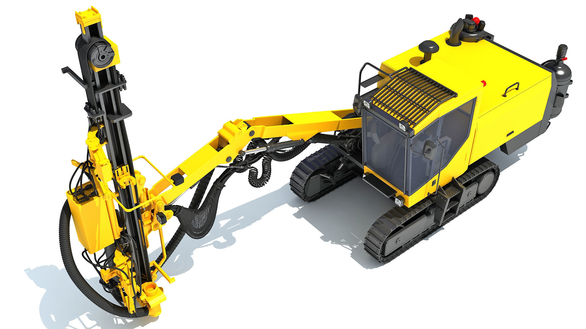 Surface Drill Rig 3D model_13
