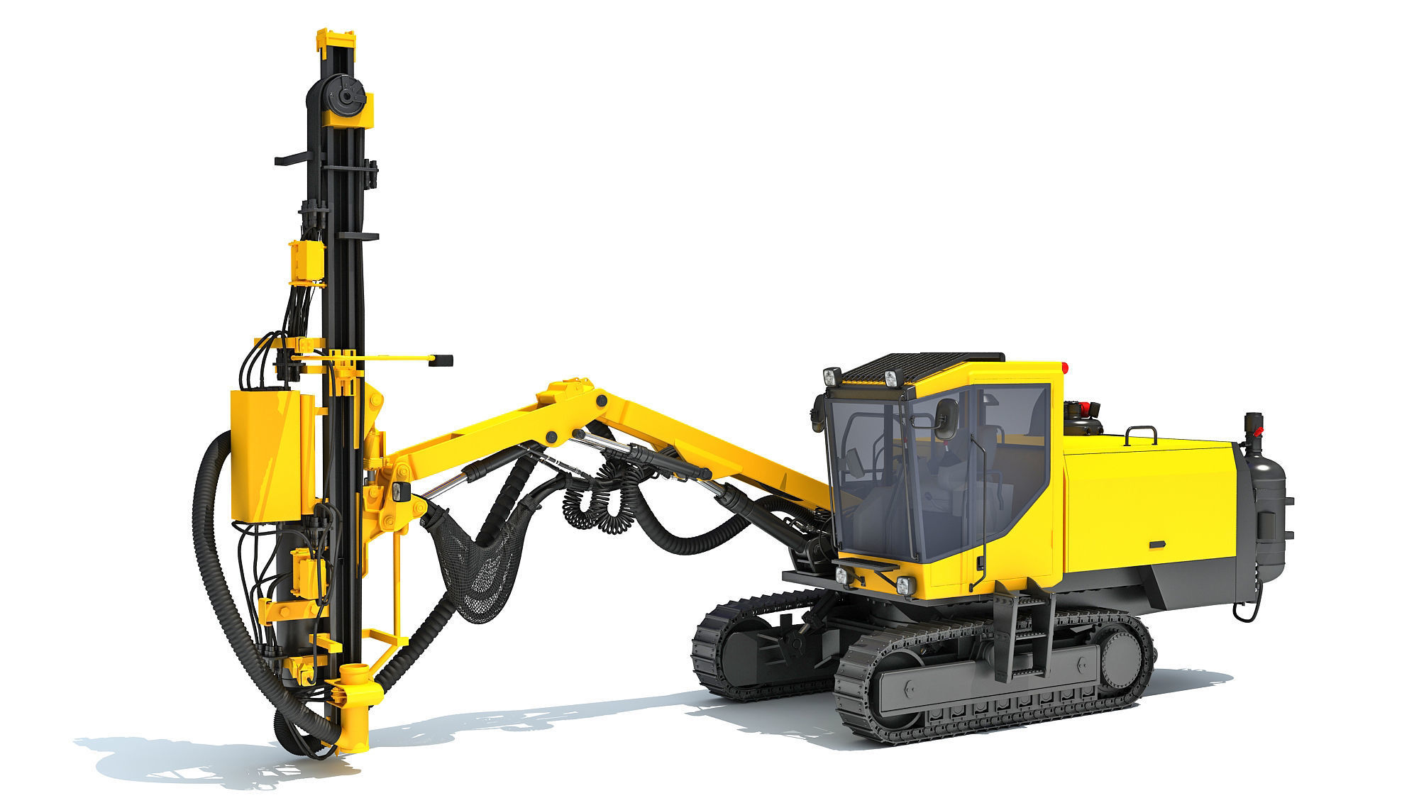 Surface Drill Rig 3D model_8