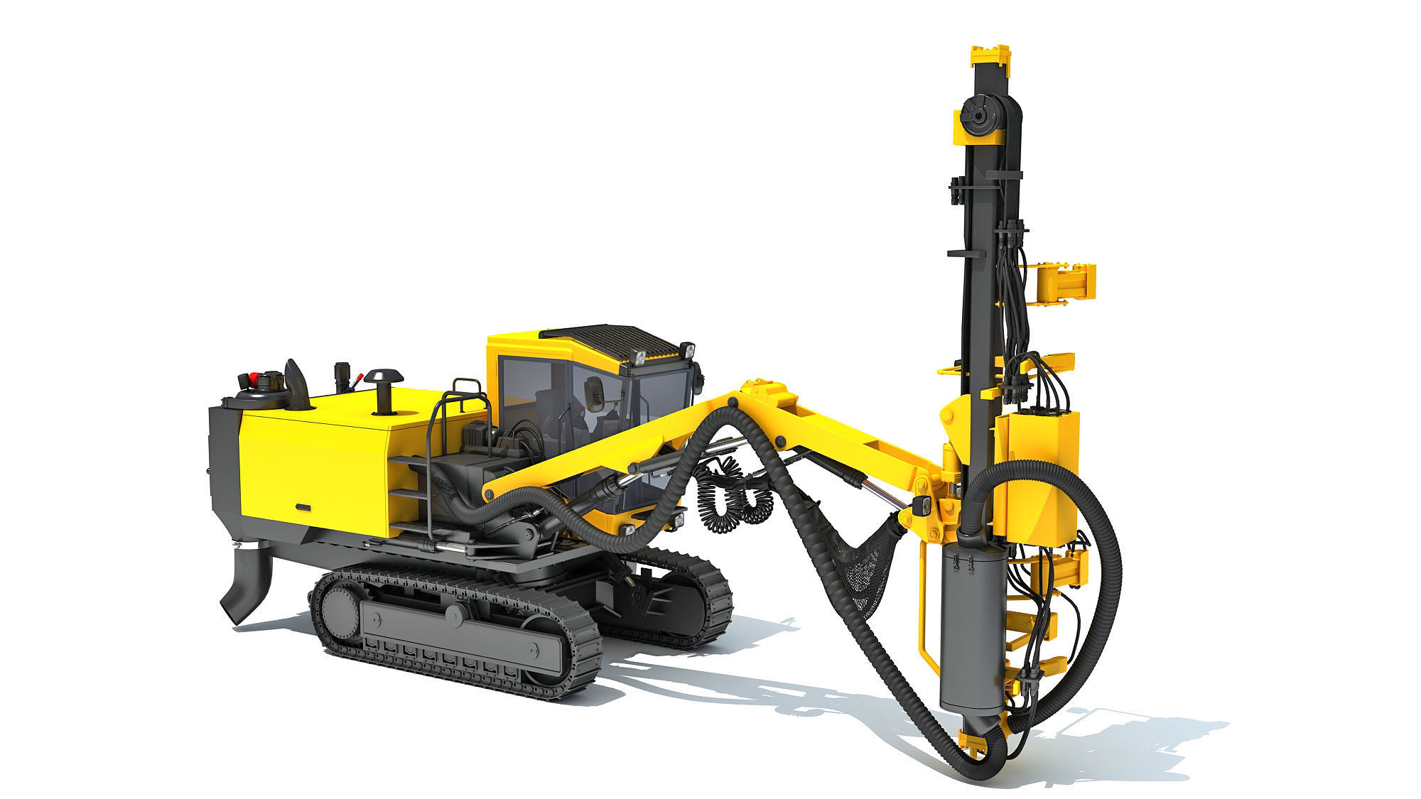 Surface Drill Rig 3D model_9