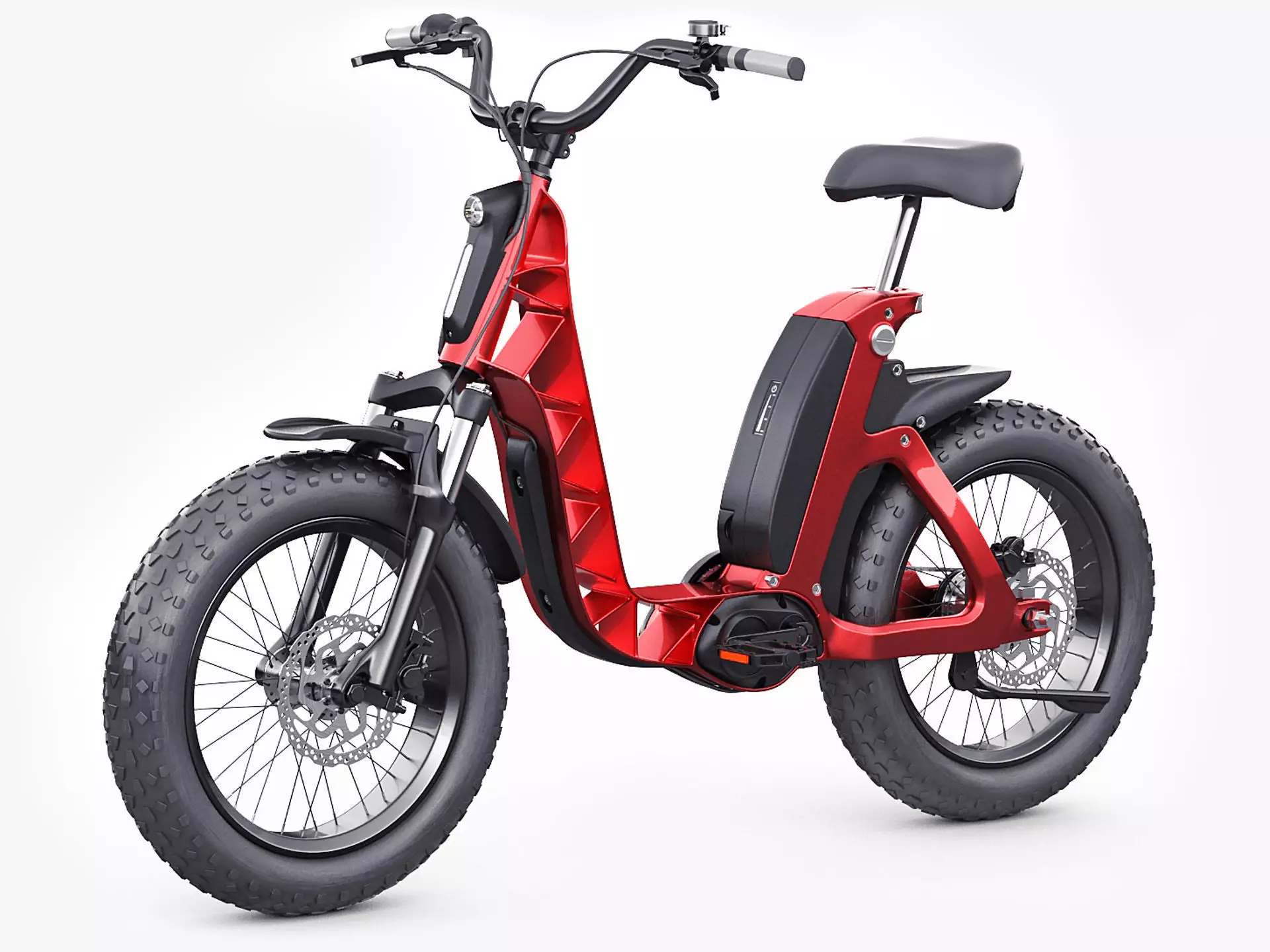 Electric Bicycle 3D model_0