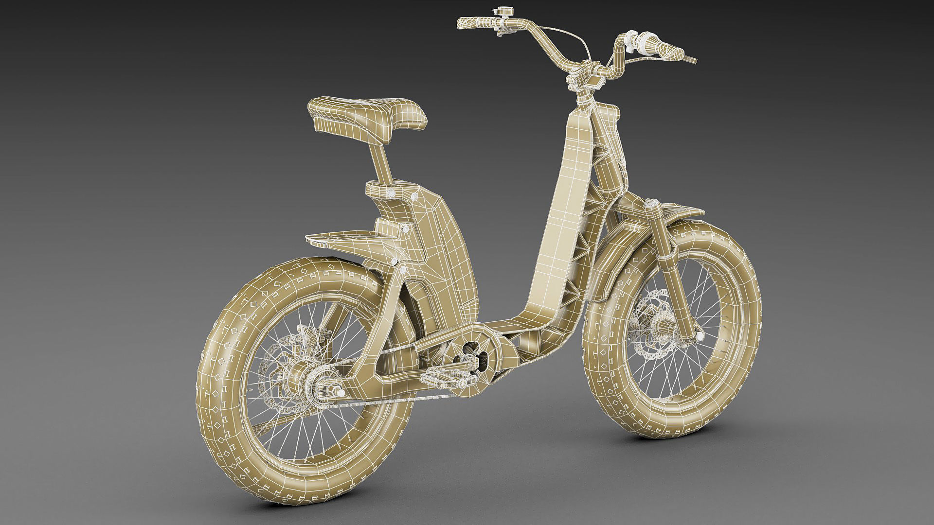 Electric Bicycle 3D model_23
