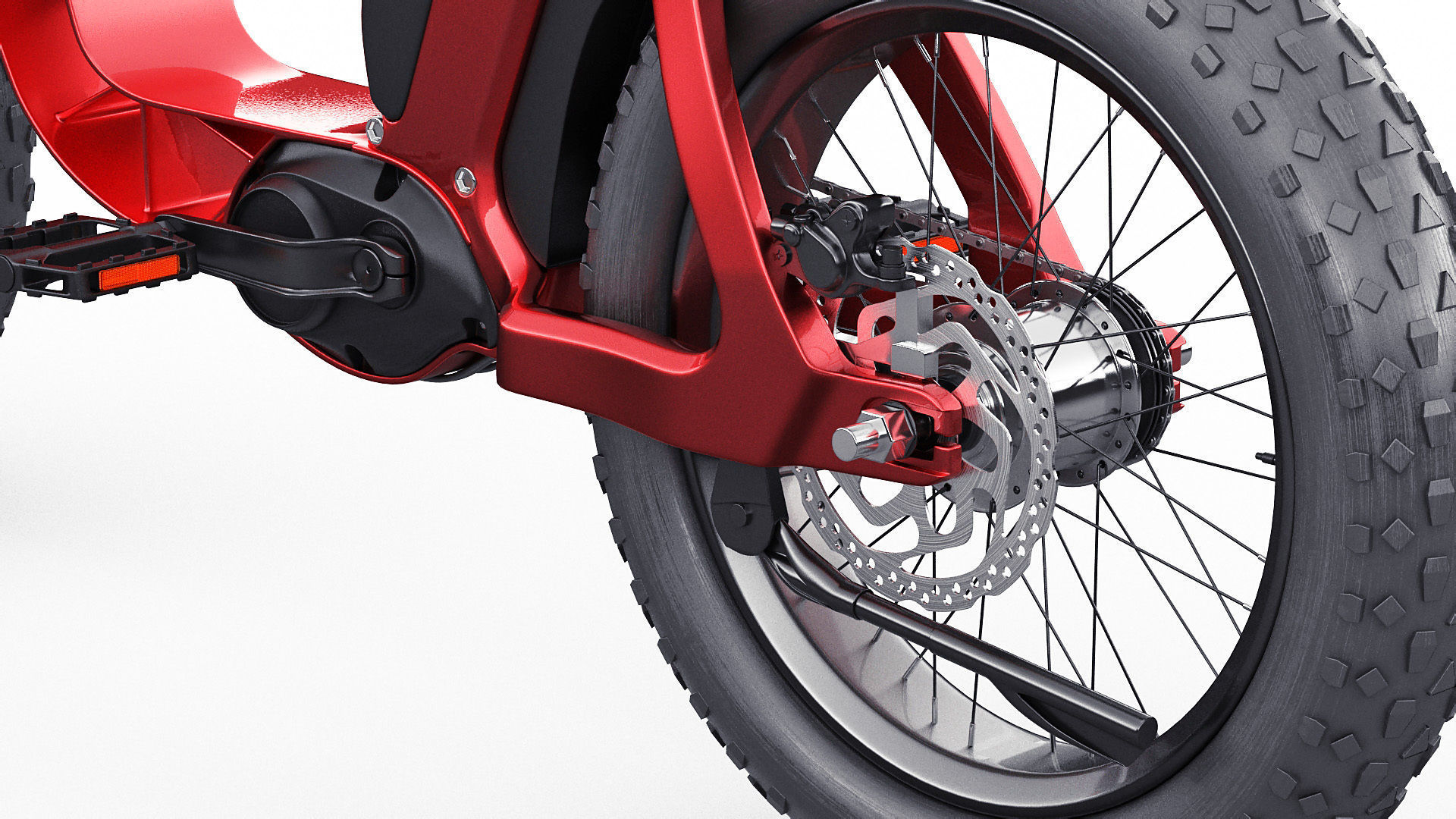 Electric Bicycle 3D model_14