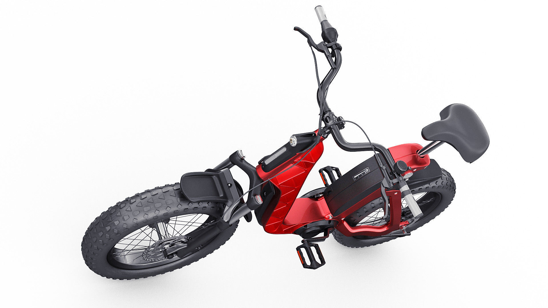 Electric Bicycle 3D model_6