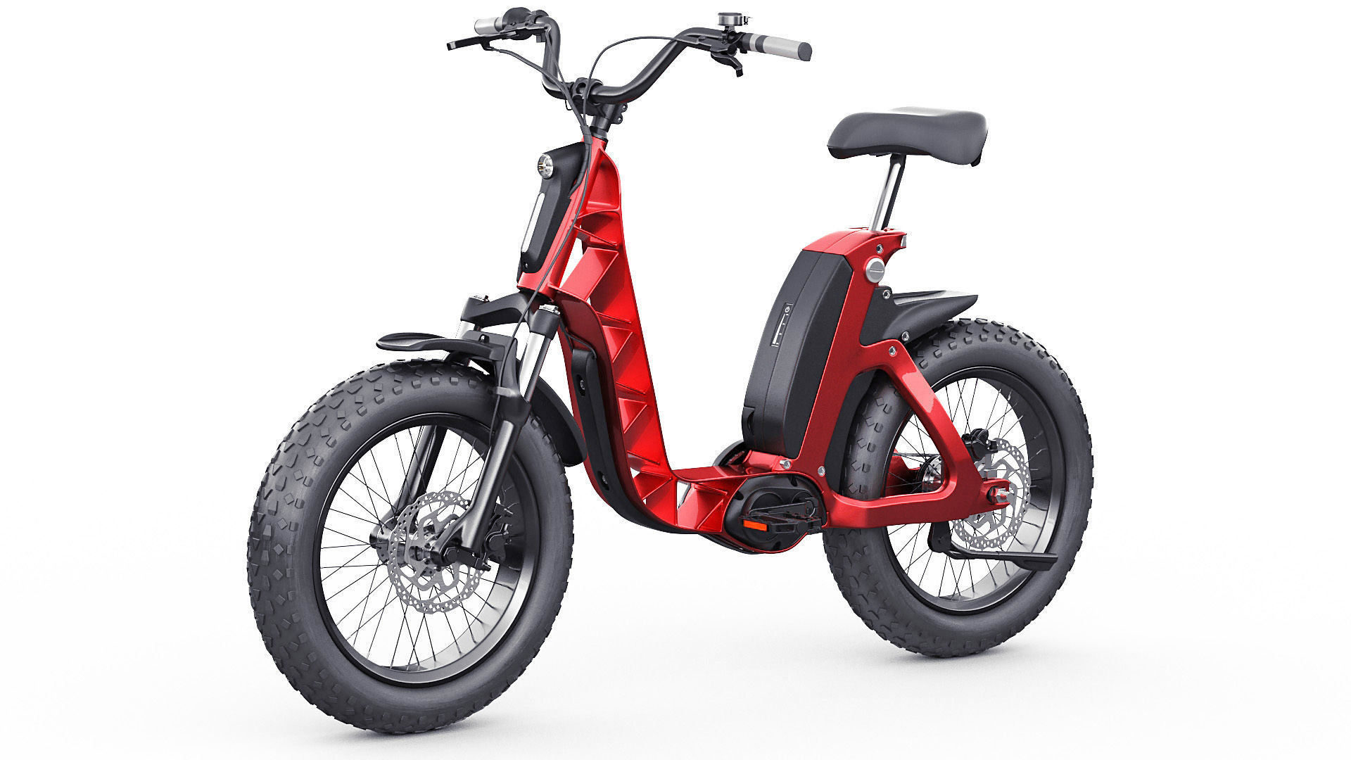 Electric Bicycle 3D model_1