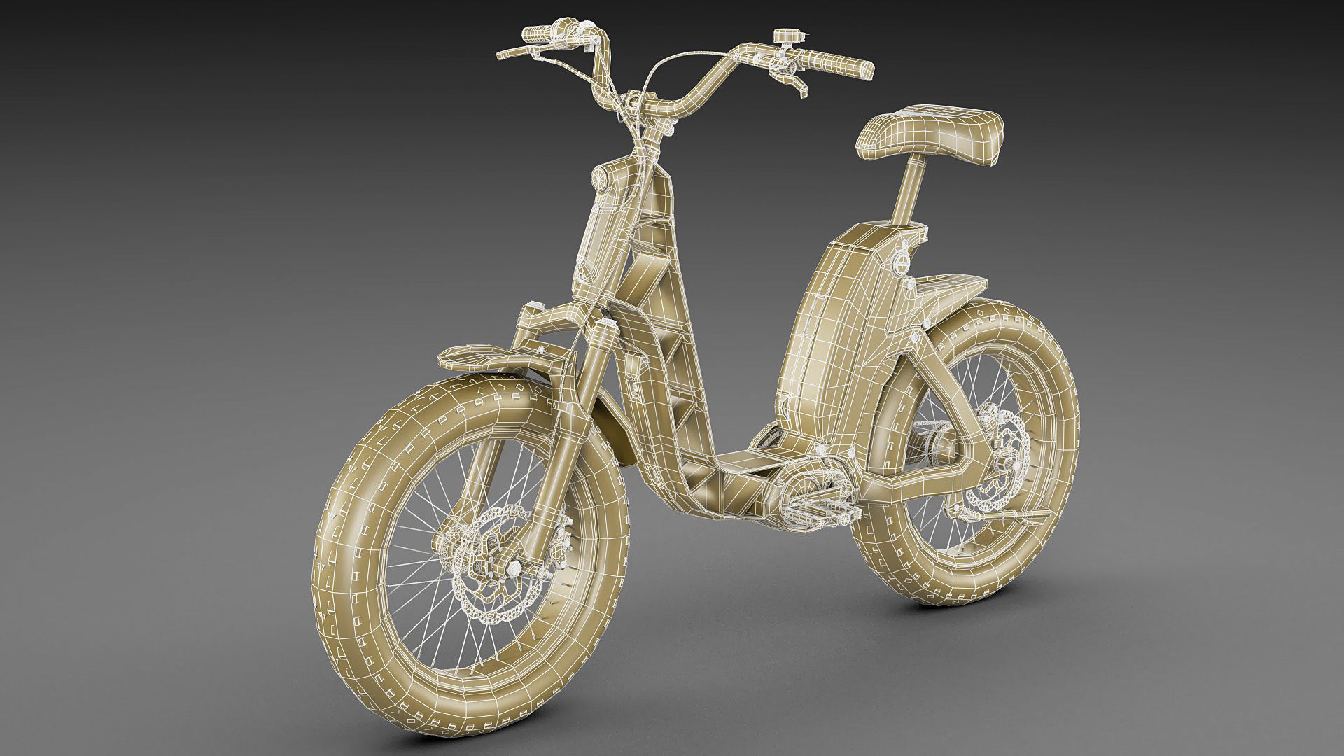 Electric Bicycle 3D model_22