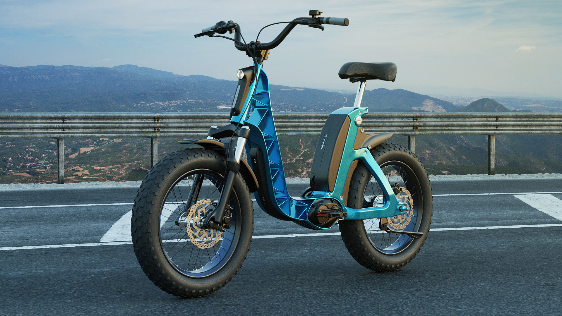 Electric Bicycle 3D model_16