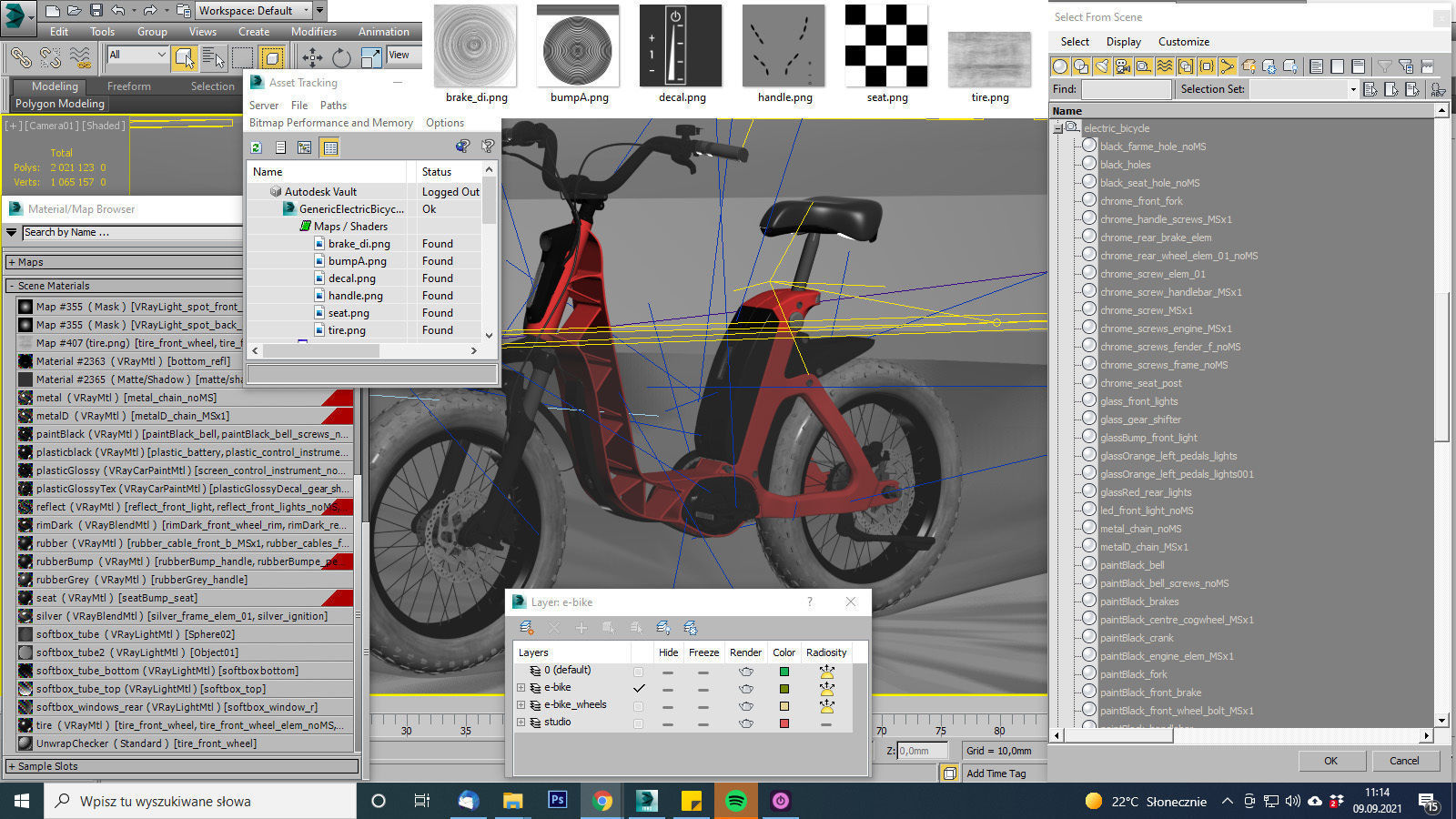 Electric Bicycle 3D model_24