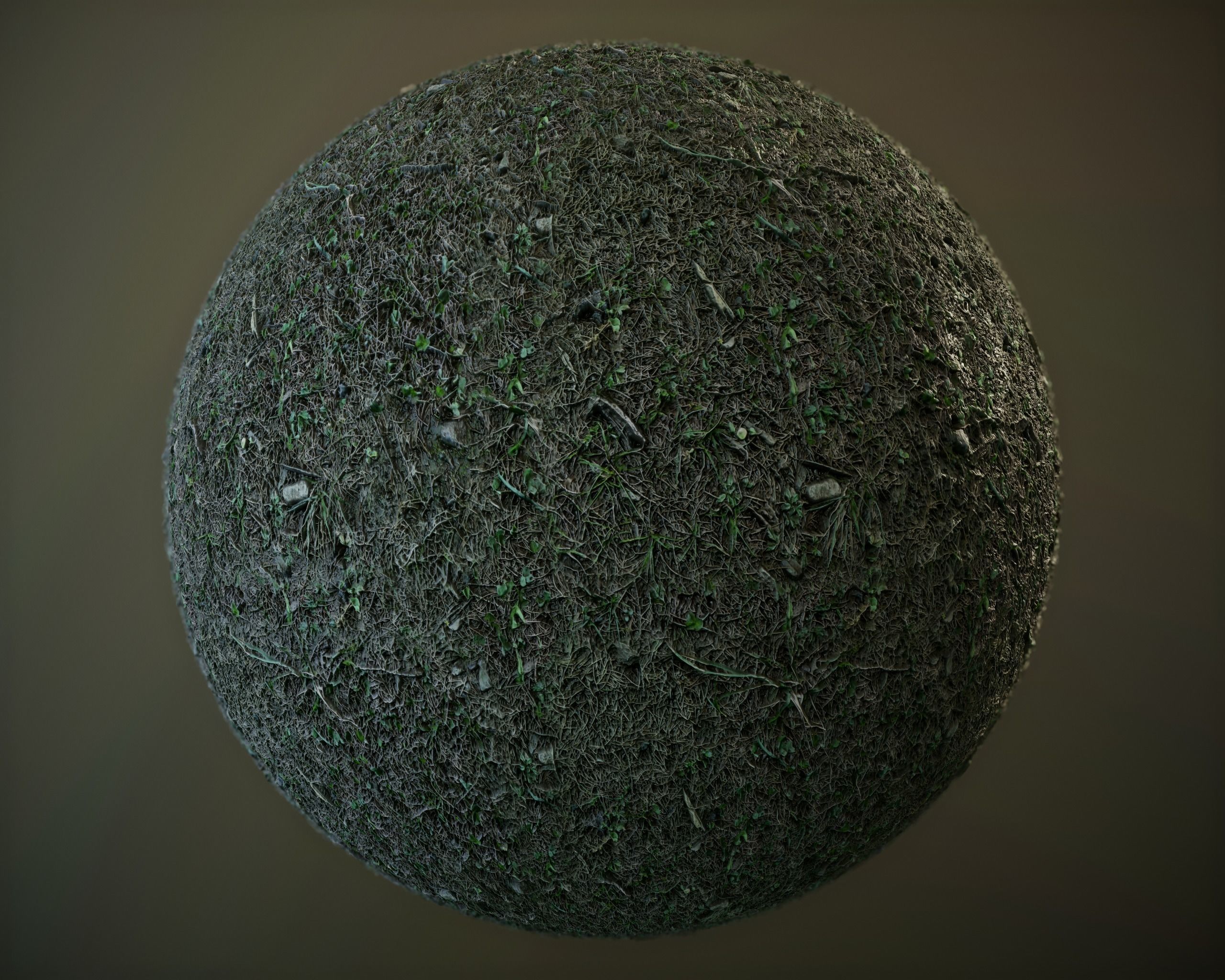 10 Seamless PBR Grass Textures Texture_3