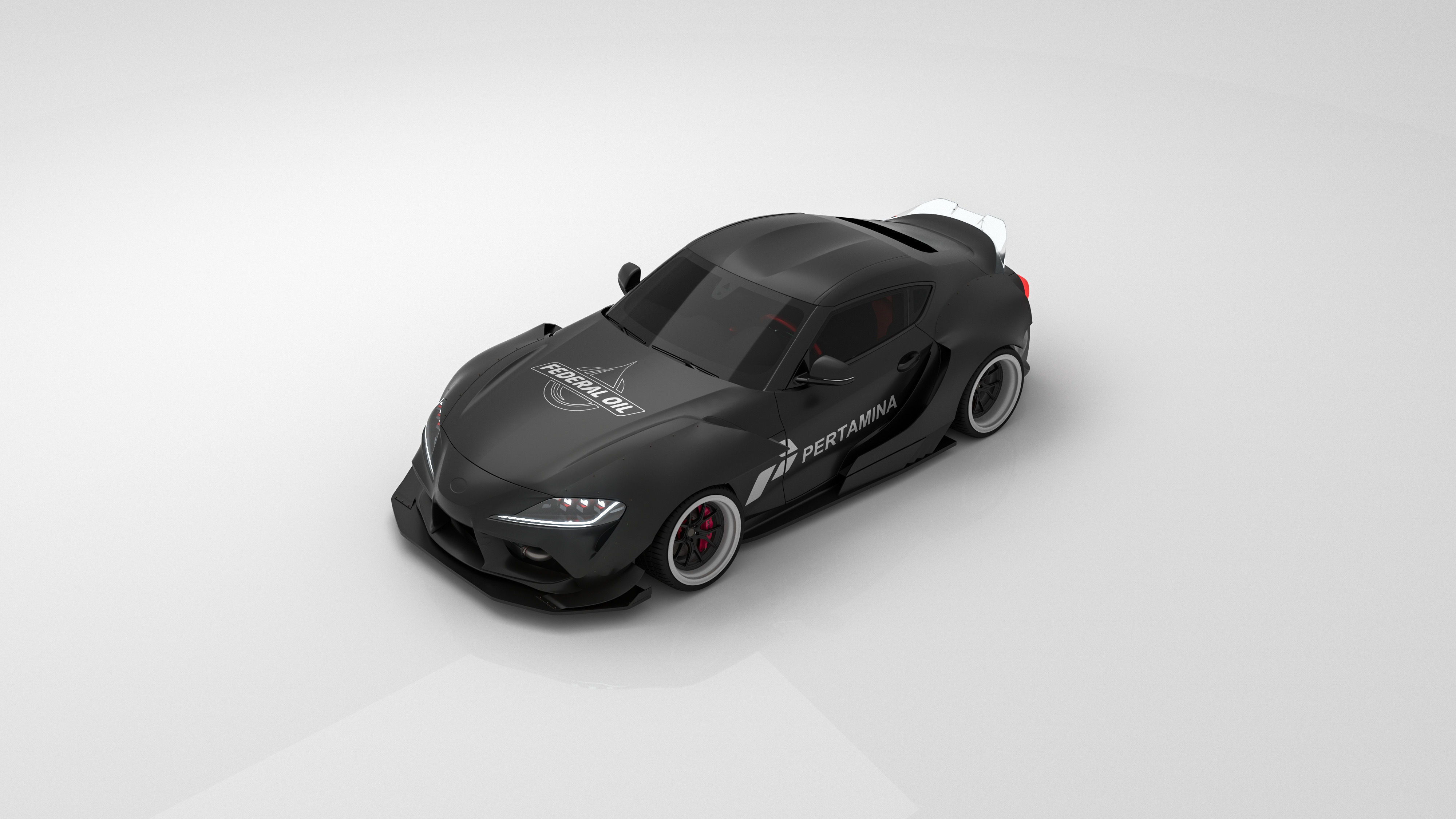 Formula Drift Toyota Supra Wide Body Toyota Supra 3D model_11