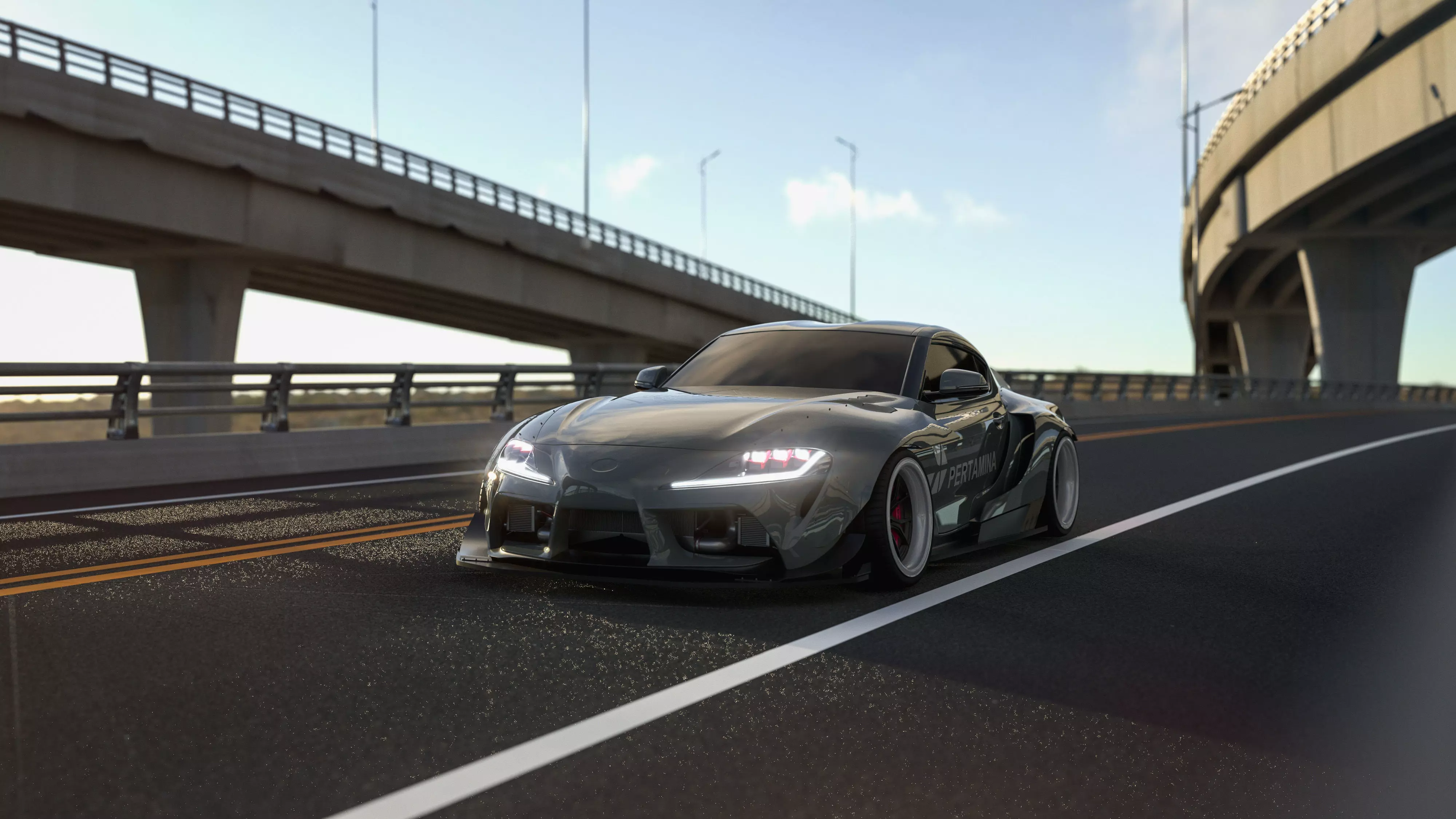 Formula Drift Toyota Supra Wide Body Toyota Supra 3D model_0