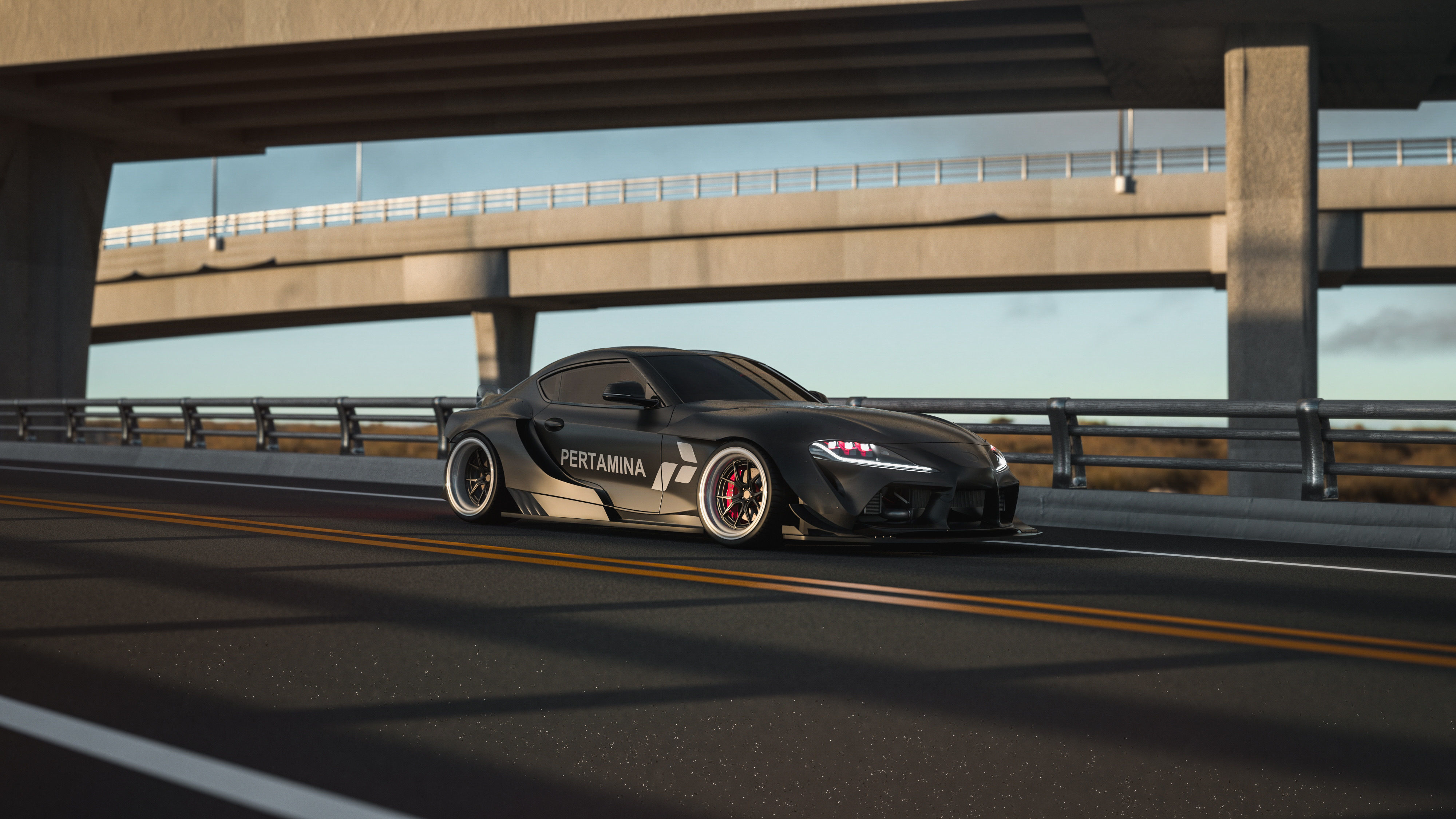 Formula Drift Toyota Supra Wide Body Toyota Supra 3D model_3
