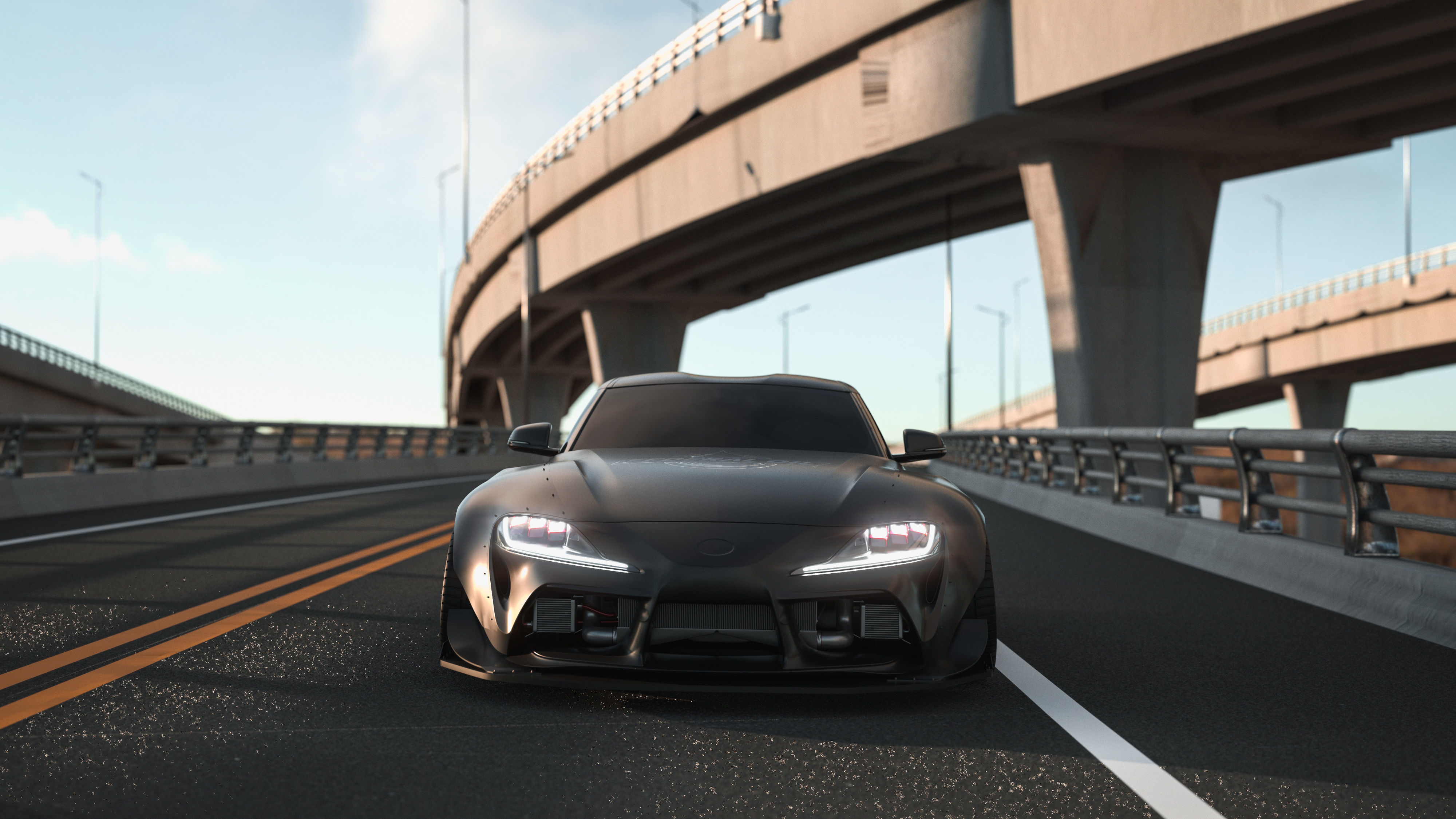 Formula Drift Toyota Supra Wide Body Toyota Supra 3D model_7