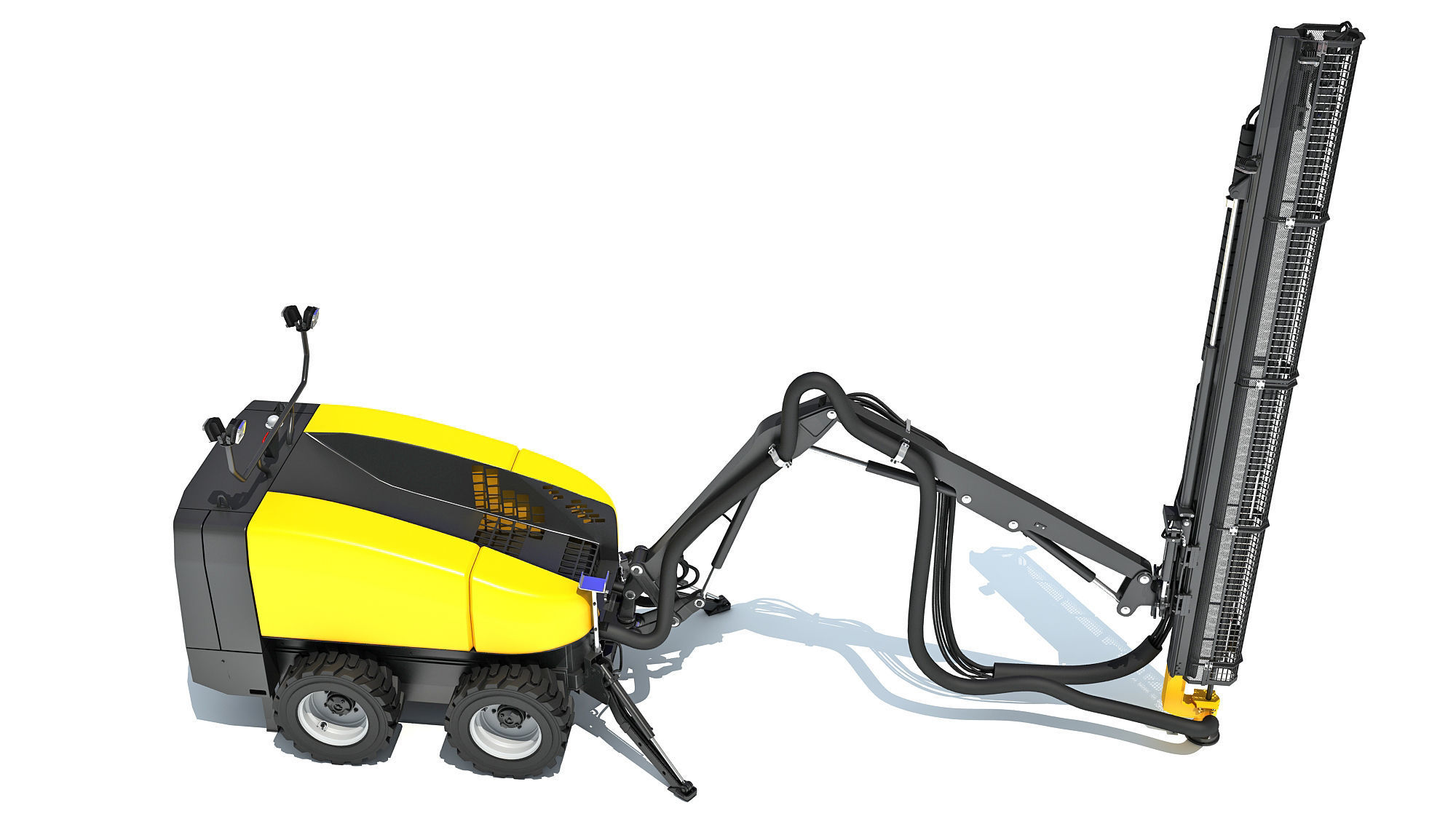 Top Hammer Drill Rig 3D model_10