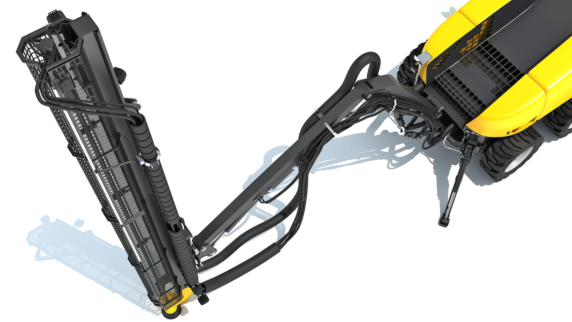 Top Hammer Drill Rig 3D model_19