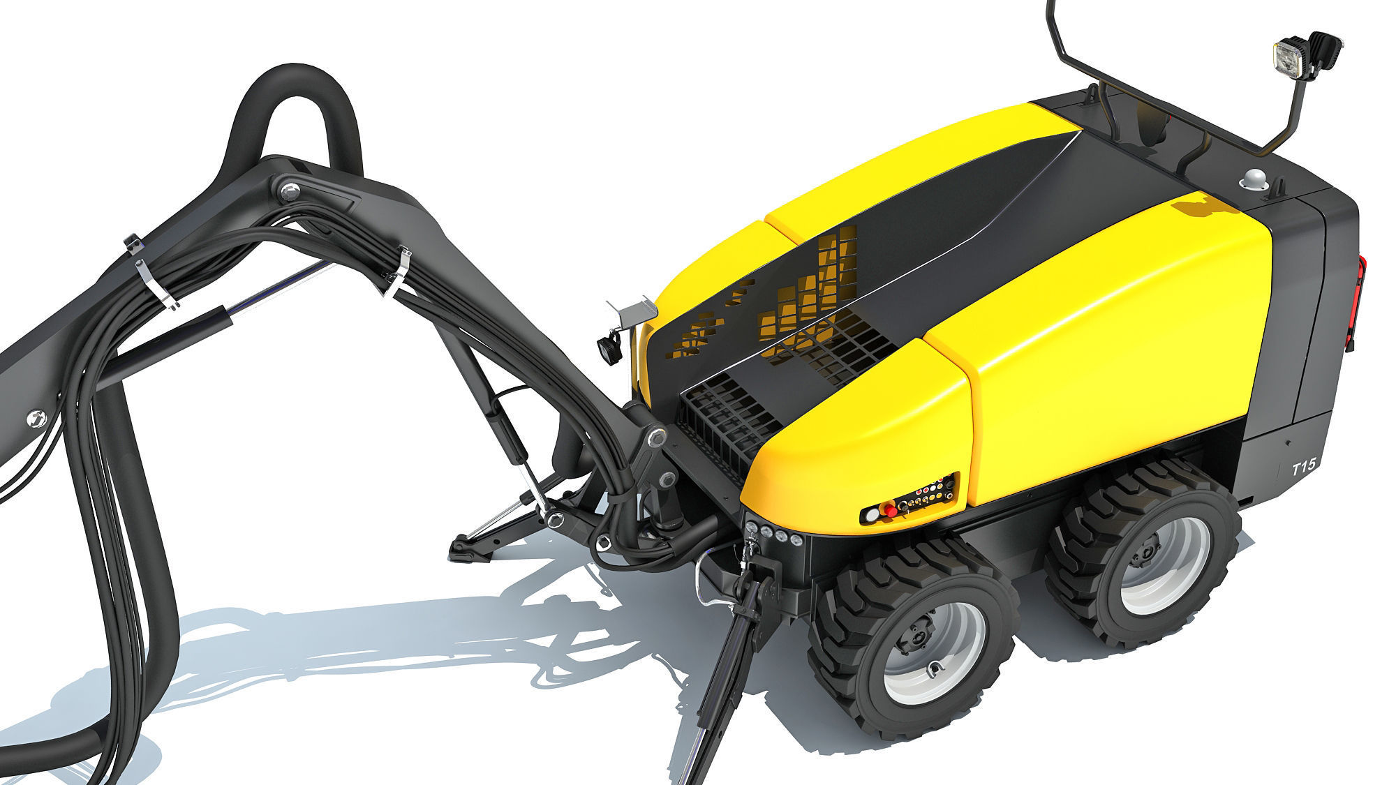 Top Hammer Drill Rig 3D model_18