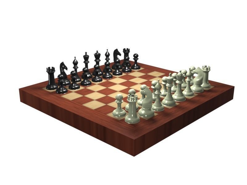 chessboard packet 3D model_7