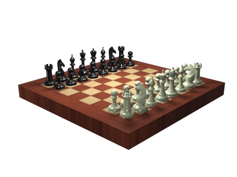 chessboard packet 3D model_6