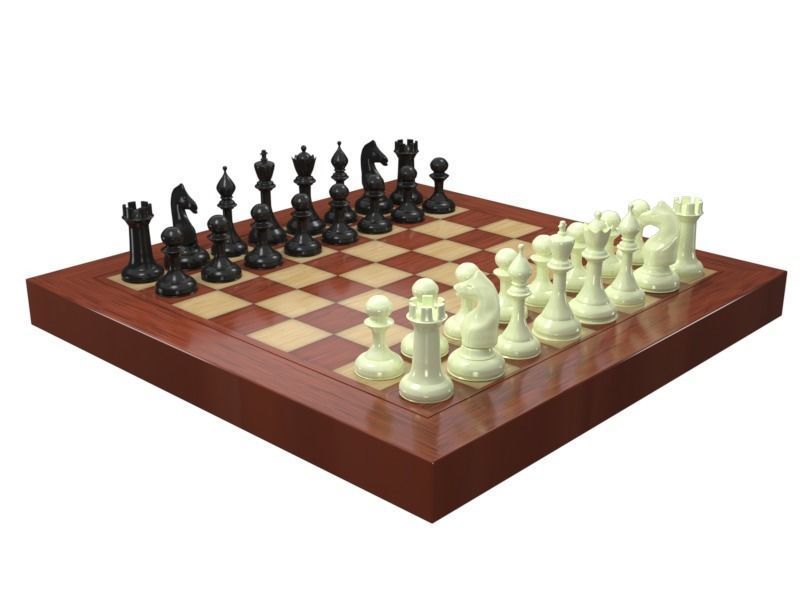 chessboard packet 3D model_5