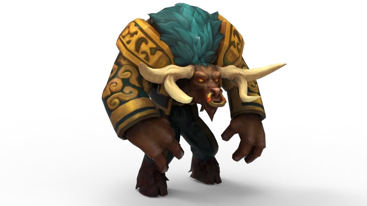 Alistar Matador - League of Legends 3D print model_7