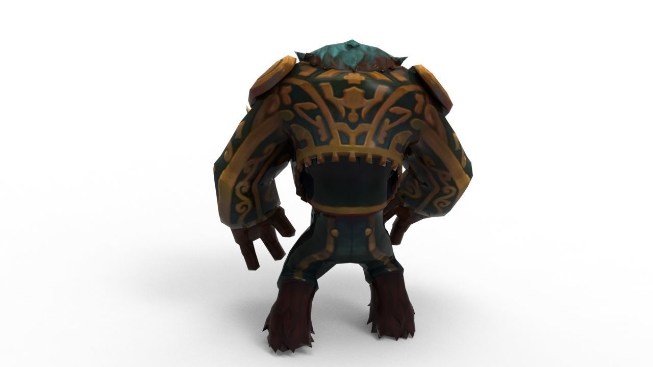 Alistar Matador - League of Legends 3D print model_3