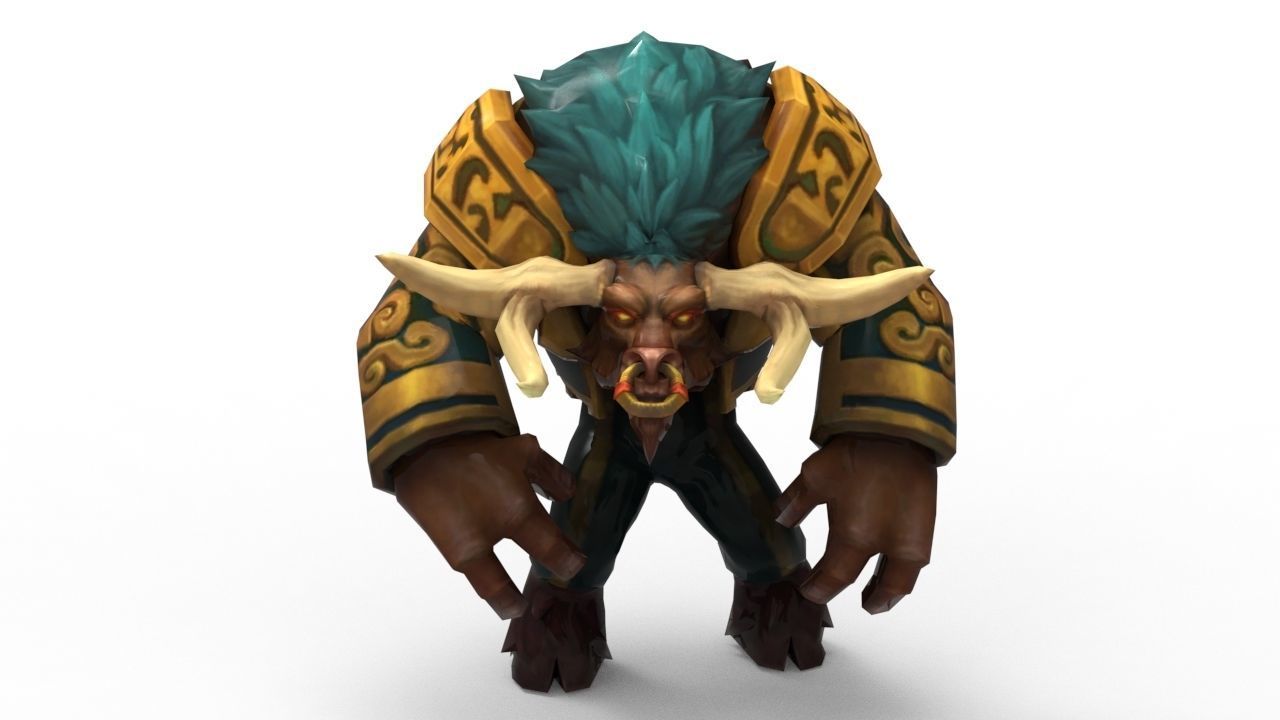 Alistar Matador - League of Legends 3D print model_1