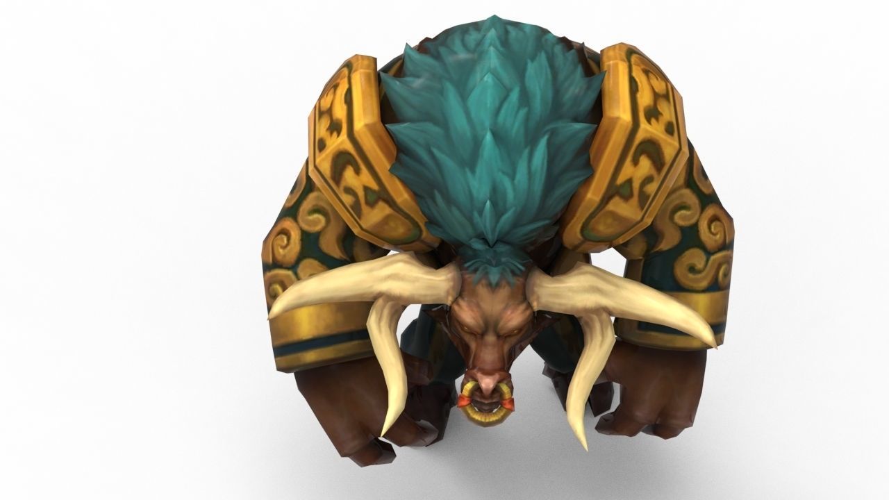Alistar Matador - League of Legends 3D print model_5